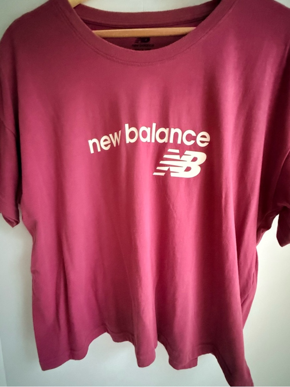 New Balance Pink Logo Tee